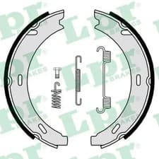 Image of Brake Shoe Set, parking brake 04729 LPR for MERCEDES-BENZ PORSCHE CHRYSLER