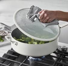 Image of Greenpan Saute Pan with Lid , 30Cm White new in box