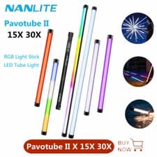 Image of NANGUANG Nanlite Pavotube II 15x 30x LED Tube Light RGBWW 2700K-12000K Handheld