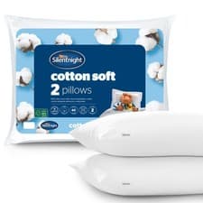 Image of Silentnight Cotton Comfort Anti-Allergy Pillows Set of 2, 4, 6 or 8