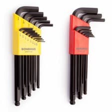 Image of BONDHUS Allen Key Sets Double Pack Ball End Hex 9PC Metric & 13PC Imperial 20199