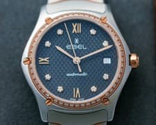 Image of Ebel Sport Classic Anthracite Grey With Roman Index With Diamonds Women Watch