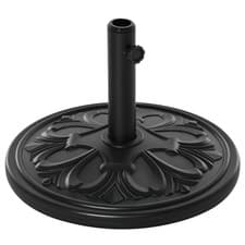 Image of Outsunny 13KG Round Parasol Base Heavy Duty Cement Stand Umbrella Holder Garden