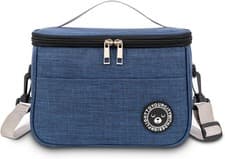 Image of 6.4L Insulated Lunch Bag for Adults, Foldable Cooler Bag with Oxford Fabric