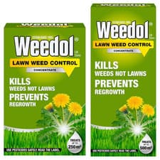Image of Weedol Verdone Fast Acting Lawn Weedkiller Concentrate Weeds Patio 250ml - 1L