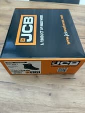 Image of JCB - Leather Fast Track Safety Boots - S3 Rated Water Resistant Boots - Size 7