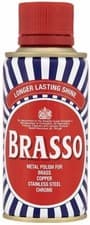 Image of 1-16 BRASSO LIQUID-METAL POLISH-BRASS COPPER CHROME STAINLESS STEEL 100g, 1.6kg