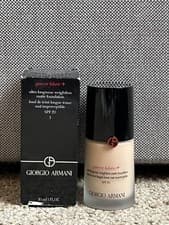 Image of Giorgio Armani Foundation Power Fabric + Shade: 3 - BNIB - RRP £49 - Genuine