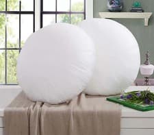 Image of Pack of 4 Round Cushion Pads 16" Hollowfibre Filled Inner Inserts Scatters