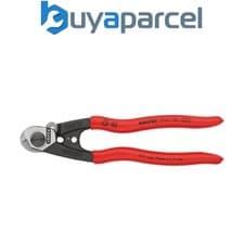 Image of Draper 03047 KNIPEX 95 61 190 SB Wire Rope Cutter Forged, 190mm