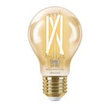 Image of 4Lite WiZ Connected Smart LED Filament Bulb A60 E27 6.5W Dimmable Wi-Fi Clear