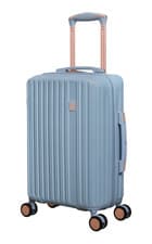 Image of IT Luggage Luxuriant 8 Wheel Expandable Hard Case Blue Fog, S-53cm, M-69, L-79cm