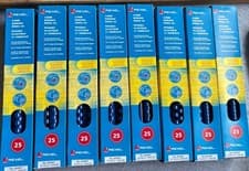 Image of 200 Rexel Comb Binding 12.5mm Rings Blue Plastic A4 95 pages - 8 packs of 25