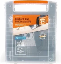 Image of FEIN Multitool Saw Blade Set 6PCS Best of E-Cut for Wood & Metal