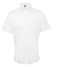 Image of Premier Signature Oxford short sleeve shirt - Semi fitted styling