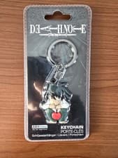 Image of Death Note L character PVC keychain. New