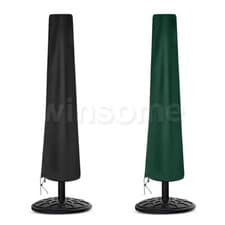Image of Waterproof Parasol Cover with Zip Outdoor Garden Patio Umbrella Cover