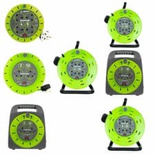 Image of Extension Lead Reel 4 Way 5M 10M 15M 20M 25M 50M -13A Status Cable Socket