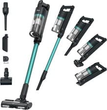 Image of Hoover HF1M10P Cordless Stick Vacuum Cleaner Rechargeable 14.8v 0.7L Turquoise