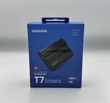 Image of SAMSUNG T7 Shield Portable External SSD - 1 TB, Black