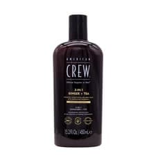 Image of American Crew 3-in-1 Ginger+Tea Shampoo Conditioner And Body Wash 450ml