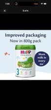 Image of HiPP Organic 3 Growing Up Baby Milk Powder Formula,case of 6x800g,from 12 months