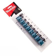 Image of Makita Metric Impact Socket Set 1/2in Drive with 1/2in Adapter 9 Piece B-54645 