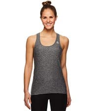 Image of Reebok Womens Marled Jersey Racerback Tank Top