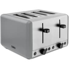 Image of Tower Sera 4 Slice Toaster 1800W 6 Browning With Defrost Reheat Cancel Functions