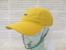 Image of LACOSTE Baseball Cap Mens Croc Logo Soft Twill White O/S Hat 2-colours BNWT