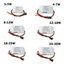 Image of 12V 24V 5w 10w 12w power supply led driver transformer 240v dc constant current