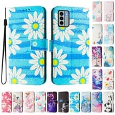 Image of Flip Phone Case For Nokia C32 C02 C12 G22 G42 G400 Shockproof Wallet Stand Cover