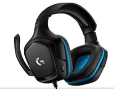 Image of Headset Gaming Logitech G432 Surround Sound 7.1 Wired 3.5mm USB Black Blue
