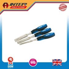 Image of Draper Expert Soft Grip Bevel Edge Wood Chisel Set, 150mm (3 Piece) 45865