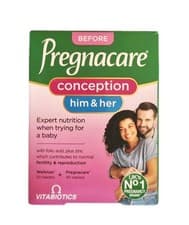 Image of Vitabiotics Pregnacare Him And Her Conception 60 Tablets. Exp 08/2028