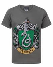 Image of Harry Potter Slytherin Crest Boys 5-6 Years Short Sleeved T-Shirt