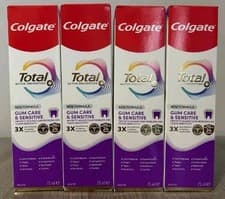 Image of 4 X COLGATE TOTAL ADVANCED GUM CARE + SENSITIVE TOOTHPASTE 75ML