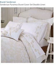 Image of Sanderson Options King Duvet Cover Set Includes 2 Oxford Pillowcases 230/220cm X