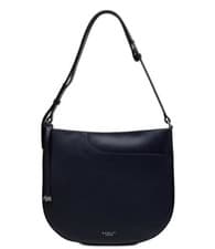 Image of Radley London Pocket Zip Top Shoulder Bag Leather Black Navy Blue Handbag