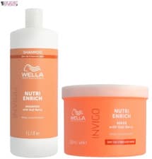 Image of Wella Invigo Nutri Enrich Shampoo1000 ml & Mask 500 ml SET/ KIT Salon Size