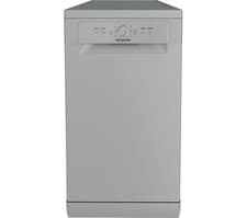 Image of TieDex UK HOTPOINT HF9E 1B19 S UK Slimline Dishwasher - Silver