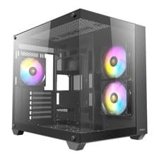 Image of ANTEC CX800 ATX Mid Tower Gaming Case - Black - 3 x ARGB Fans - Glass Side/Front