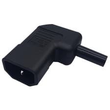 Image of Female 90 Degree IEC 320 C14 Connector