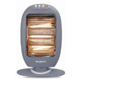 Image of 1200W Electric Halogen Heater Free Standing Oscillating 3 Bar Portable QUARTZ