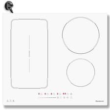 Image of Karienvir Induction Hob White Electric Hob 60cm 4 Zone Induction Hob Plug in 9