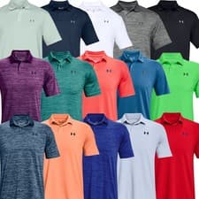 Image of Under Armour Mens Performance 2.0 Smooth Stretch Golf Sports Polo Shirt