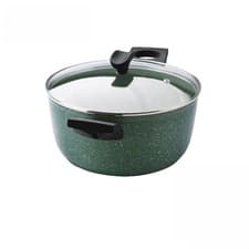 Image of Prestige Eco Stockpot Durable Induction and Dishwasher Safe Cookware - 24cm
