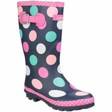 Image of Cotswold Dotty Multicoloured Childrens Wellingtons Rubber