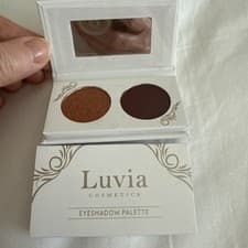 Image of LUVIA COSMETICS 2 Pan Eyeshadow Palette Vegan Rich Nude Colours Matte & Shimmer