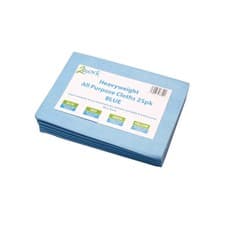 Image of 2Work Heavyweight All Purpose Cloth 500x350mm Blue (Pack of 25) CNT01319